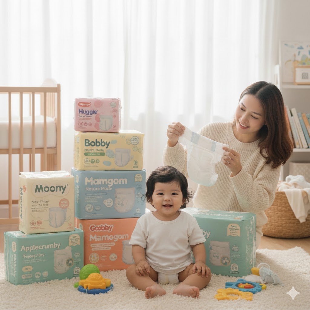 Kinh Nghiệm Chọn Bỉm Cho Bé